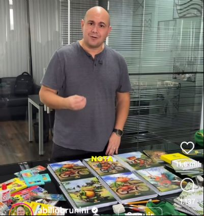 Vídeo | Abilio apresenta kits escolares